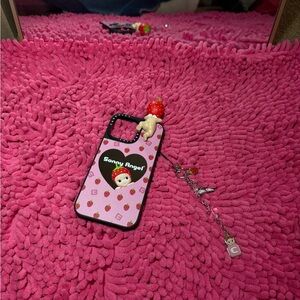 Casetify Pink Sonny Angel Phone Case with Charm and Hipper